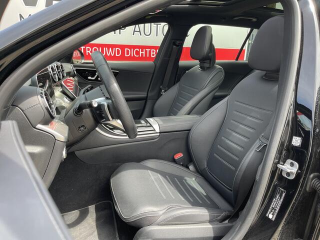 Mercedes-Benz C-KLASSE Estate 300 e AMG Line 18"/Panoramadak/360 camera/Head-up/Stoel + stuurverwarming + memory l + r/Adaptieve cruise/Sfeerverlichting/Elektrische klep/Apple Carplay & Android Auto