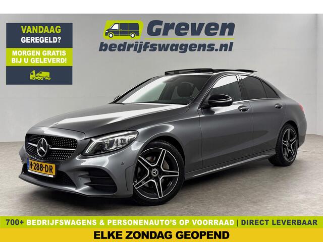 Mercedes-Benz C-KLASSE 180 AMG 157PK Pano Sfeer Virtual LED Clima Cruise Camera Carplay Navi PDC 18''LMV