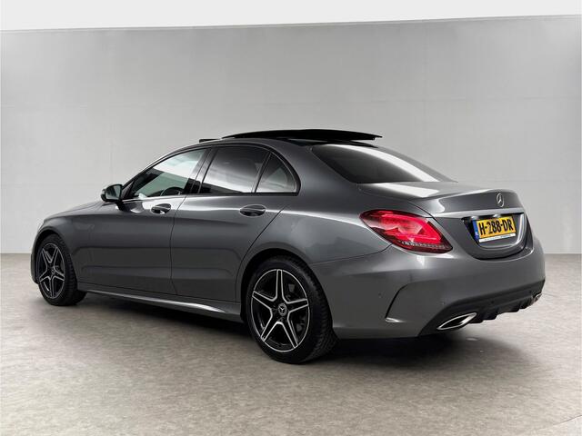 Mercedes-Benz C-KLASSE 180 AMG 157PK Pano Sfeer Virtual LED Clima Cruise Camera Carplay Navi PDC 18''LMV