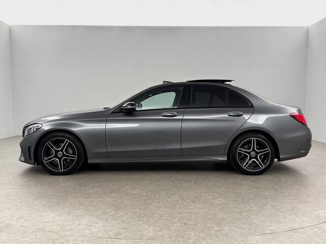 Mercedes-Benz C-KLASSE 180 AMG 157PK Pano Sfeer Virtual LED Clima Cruise Camera Carplay Navi PDC 18''LMV