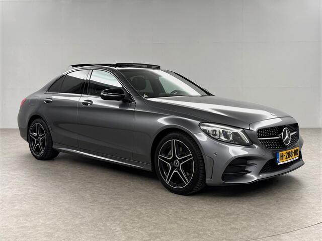 Mercedes-Benz C-KLASSE 180 AMG 157PK Pano Sfeer Virtual LED Clima Cruise Camera Carplay Navi PDC 18''LMV