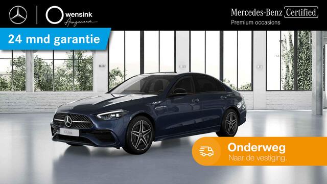 Mercedes-Benz C-KLASSE 300 e AMG Line Limited | Night | Panoramadak | Lederen bekleding | Sfeerverlichting | Stoelverwarming |