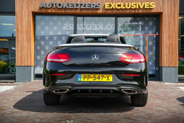 Mercedes-Benz C-KLASSE Cabrio 180 Edition 1 AMG Airscarf Stoelverw. Navi Leer/Alcantara 19''LM