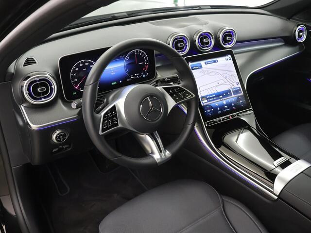 Mercedes-Benz C-KLASSE 300 e Luxury Line | Panorama-dak | Donkergetint glas | Electrische stoelen met geheugen | Sfeerverlichting
