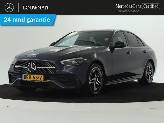 Mercedes-Benz C-KLASSE 300 e AMG Line Sfeerverlichting | Achteruitrijcamera | Apple CarPlay | Stoelverwarming voor | Inclusief 24 maanden MB Certified garantie voor Europa.