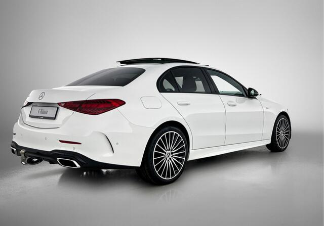 Mercedes-Benz C-KLASSE 300 e Business Solution AMG | Trekhaak | Nightpakket | Parkeerpakket met 360°-camera | Memorypakket | Dodehoekassistent | Antidiefstalpakket GUARD 360° Plus | USB-pakket | Spiegelpakket | KEYLESS GO |