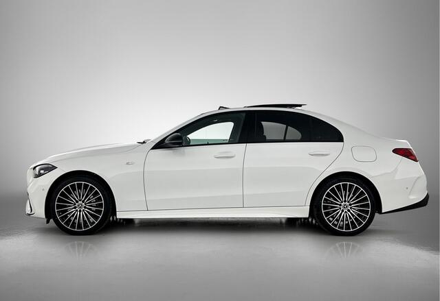 Mercedes-Benz C-KLASSE 300 e Business Solution AMG | Trekhaak | Nightpakket | Parkeerpakket met 360°-camera | Memorypakket | Dodehoekassistent | Antidiefstalpakket GUARD 360° Plus | USB-pakket | Spiegelpakket | KEYLESS GO |