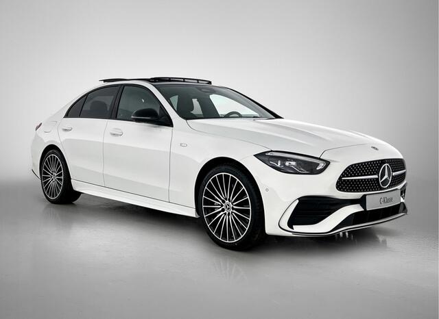 Mercedes-Benz C-KLASSE 300 e Business Solution AMG | Trekhaak | Nightpakket | Parkeerpakket met 360°-camera | Memorypakket | Dodehoekassistent | Antidiefstalpakket GUARD 360° Plus | USB-pakket | Spiegelpakket | KEYLESS GO |