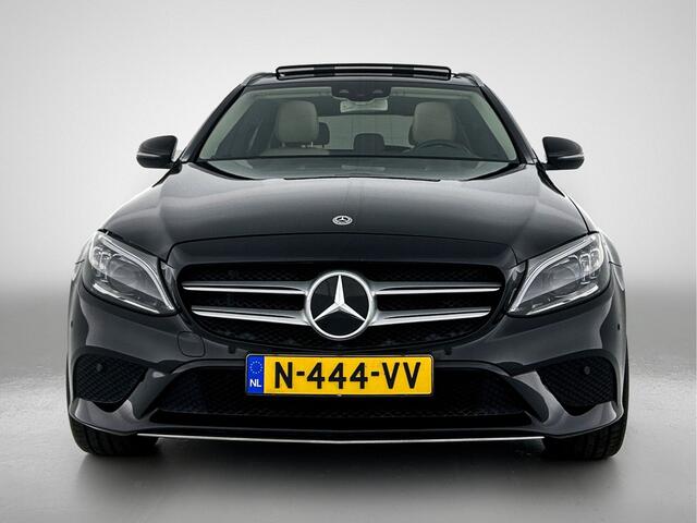 Mercedes-Benz C-KLASSE Estate 180 Business Solution Avantgarde Panoramadak | multi spaaks lichtmetalen velgen | Navigatie | parking support | Inclusief 24 maanden MB Certified garantie voor Europa.