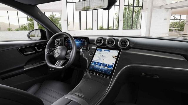 Mercedes-Benz C-KLASSE 300 e Business Solution AMG | Panoramadak | Night pakket | Multispaaks |