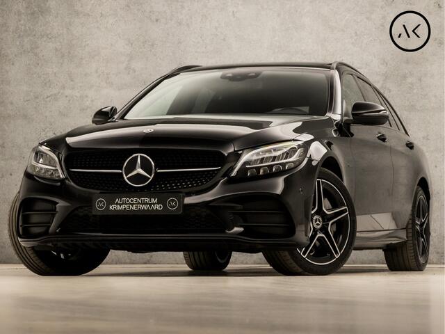 Mercedes-Benz C-KLASSE Estate 300 e Business Solution AMG 320Pk Automaat (PANORAMADAK, APPLE CARPLAY, SFEERVERLICHTING, CAMERA, LEDER/ALCANTARA, SPORTSTOELEN, GETINT GLAS, ELEK ACHTERKLEP, CRUISE, NIEUWSTAAT)