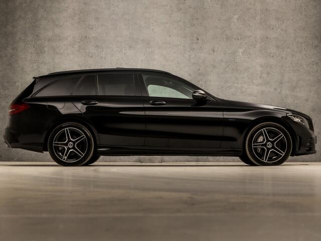 Mercedes-Benz C-KLASSE Estate 300 e Business Solution AMG 320Pk Automaat (PANORAMADAK, APPLE CARPLAY, SFEERVERLICHTING, CAMERA, LEDER/ALCANTARA, SPORTSTOELEN, GETINT GLAS, ELEK ACHTERKLEP, CRUISE, NIEUWSTAAT)