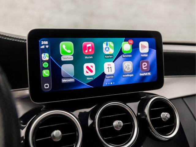 Mercedes-Benz C-KLASSE Estate 300 e Business Solution AMG 320Pk Automaat (PANORAMADAK, APPLE CARPLAY, SFEERVERLICHTING, CAMERA, LEDER/ALCANTARA, SPORTSTOELEN, GETINT GLAS, ELEK ACHTERKLEP, CRUISE, NIEUWSTAAT)