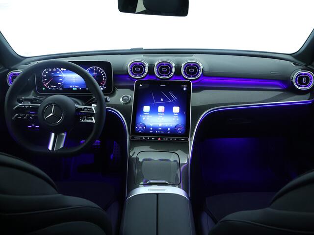 Mercedes-Benz C-KLASSE 300 e Star Edition | Trekhaak | Nightpakket | Antidiefstalpakket GUARD 360° Plus | Memorypakket | KEYLESS GO | Parkeerpakket met achteruitrijcamera | Verwarmde stoelen vooraan |