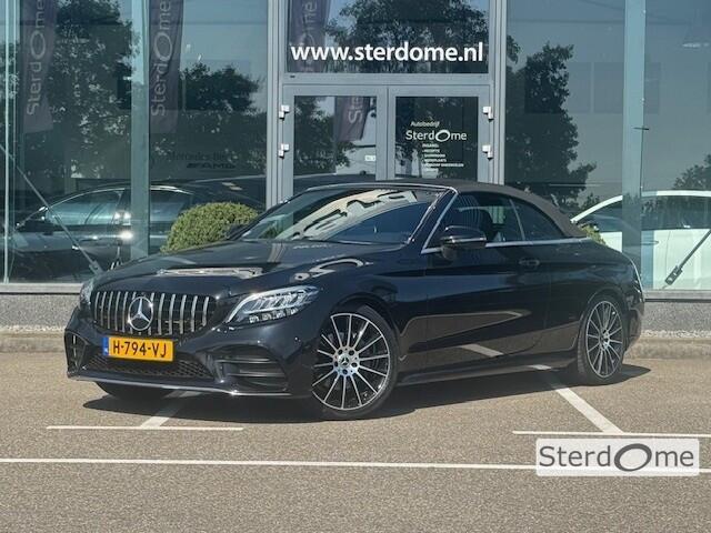 Mercedes-Benz C-KLASSE Cabrio 200 Premium AMG l Aircap l Airscarf l Leder Twin l Stoelverwarming l 360 gr Camera l MBUX l Alarm klasse 3 l LED l Multispaaks AMG l Airco l