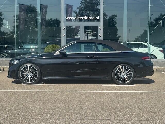 Mercedes-Benz C-KLASSE Cabrio 200 Premium AMG l Aircap l Airscarf l Leder Twin l Stoelverwarming l 360 gr Camera l MBUX l Alarm klasse 3 l LED l Multispaaks AMG l Airco l