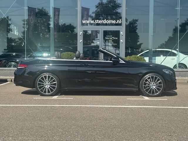 Mercedes-Benz C-KLASSE Cabrio 200 Premium AMG l Aircap l Airscarf l Leder Twin l Stoelverwarming l 360 gr Camera l MBUX l Alarm klasse 3 l LED l Multispaaks AMG l Airco l