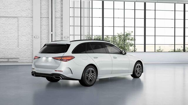 Mercedes-Benz C-KLASSE Estate 200 Launch Edition AMG Line | Night | Panoramadak | Lederen bekleding | Digital Lifght | Rijassistentie Plus |