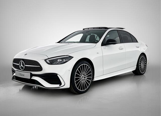 Mercedes-Benz C-KLASSE 300 e Business Solution AMG | Trekhaak | Nightpakket | Parkeerpakket met 360°-camera | Memorypakket | Dodehoekassistent | Antidiefstalpakket GUARD 360° Plus | USB-pakket | Spiegelpakket | KEYLESS GO |