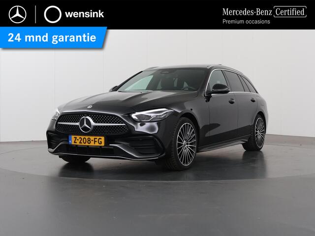 Mercedes-Benz C-KLASSE 300e Estate AMG Line | Panoramadak | Sfeerverlichting | Memory stoelen | Achteruitrijcamera | Apple Carplay |