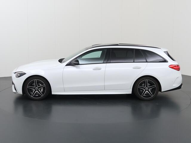Mercedes-Benz C-KLASSE Estate 200 Launch Edition AMG Line | Night | Panoramadak | Lederen bekleding | Digital Lifght | Rijassistentie Plus |