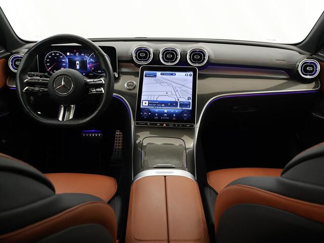 Mercedes-Benz C-KLASSE Estate 200 Launch Edition AMG Line | Night | Panoramadak | Lederen bekleding | Digital Lifght | Rijassistentie Plus |