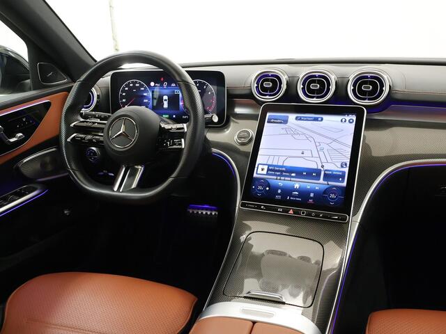 Mercedes-Benz C-KLASSE Estate 200 Launch Edition AMG Line | Night | Panoramadak | Lederen bekleding | Digital Lifght | Rijassistentie Plus |