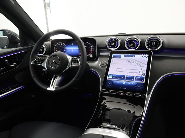 Mercedes-Benz C-KLASSE 180 Luxury Line | Panoramaschuifdak | Memorypakket | Sfeerverlichting | Smartphone-integratie |