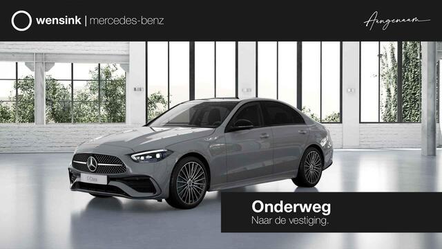 Mercedes-Benz C-KLASSE 300e Business Solution AMG | Panoramaschuifdak | DIGITAL LIGHT | Nightpakket | 19" multispaaks Velgen | 360° camera | Dodehoekassistent |