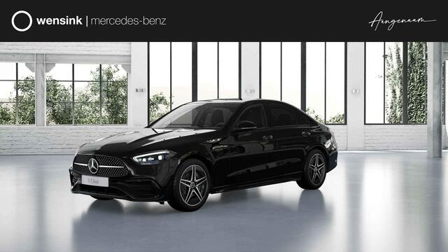 Mercedes-Benz C-KLASSE 180 Business Solution AMG | Panoramaschuifdak | DIGITAL LIGHT | Nightpakket | 19" multispaaks Velgen | Burmester | 360° camera | Dodehoekassistent |