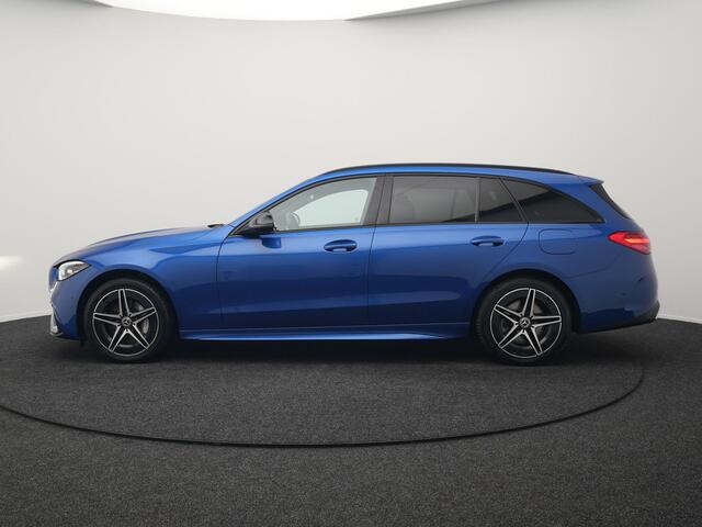 Mercedes-Benz C-KLASSE Estate 300 e AMG Line Plug In Hybrid NIEUW MODEL dealer O.H PHEV | Alcantara Sportstoelen Verwarmd | Camera | Sfeerverlichting | Apple Carplay | Night Pakket | BLIS | Virtual |