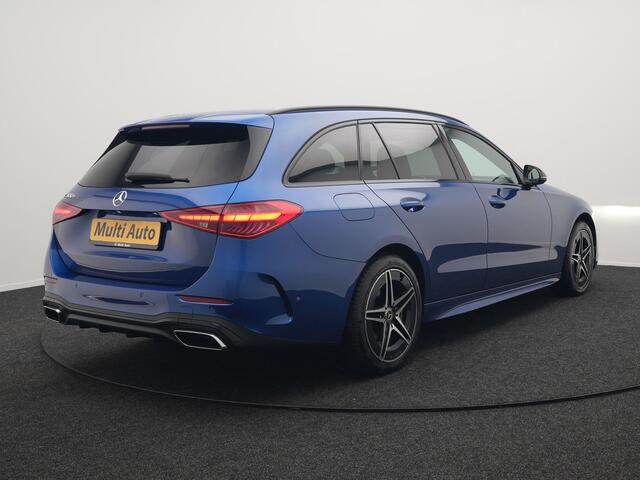 Mercedes-Benz C-KLASSE Estate 300 e AMG Line Plug In Hybrid NIEUW MODEL dealer O.H PHEV | Alcantara Sportstoelen Verwarmd | Camera | Sfeerverlichting | Apple Carplay | Night Pakket | BLIS | Virtual |