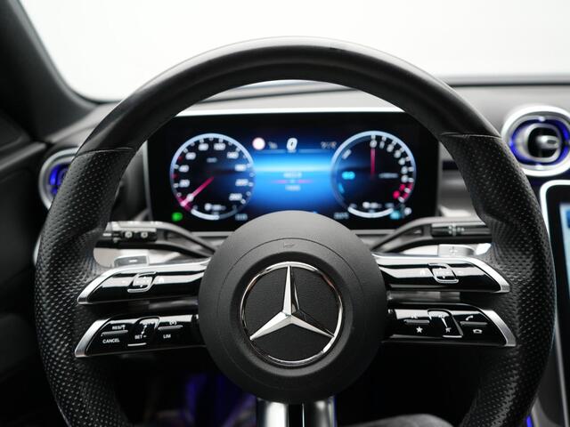 Mercedes-Benz C-KLASSE Estate 300 e AMG Line Plug In Hybrid NIEUW MODEL dealer O.H PHEV | Alcantara Sportstoelen Verwarmd | Camera | Sfeerverlichting | Apple Carplay | Night Pakket | BLIS | Virtual |