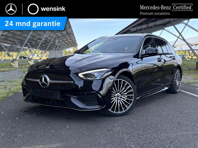 Mercedes-Benz C-KLASSE 300e Estate AMG Line | Panoramadak | Sfeerverlichting | Memory stoelen | Achteruitrijcamera | Apple Carplay |