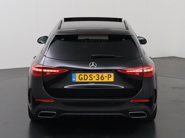 Mercedes-Benz C-KLASSE Estate 180 AMG Night | Panoramadak | 19 inch lichtmetalen velgen | Massage stoelen | Memory pakket | Night Pakket | Sfeerverlichting |