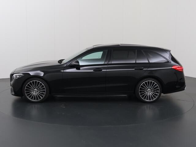 Mercedes-Benz C-KLASSE Estate 180 AMG Night | Panoramadak | 19 inch lichtmetalen velgen | Massage stoelen | Memory pakket | Night Pakket | Sfeerverlichting |