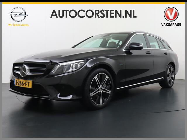 Mercedes-Benz C-KLASSE Estate 300 e PHEV AUT-9 320pk 700Nm! AMG Leer+Verwarmd Apple Android Carplay Me-Connect Sportstoel (semi-)Auto-Pilot(Adaptive-Cruise/lane-Assist) Virtual-Cockpit LimitedGrootlichtassistent, adaptieve matrix-LED koplampen Navigatie full-map + HDD 360 Camer