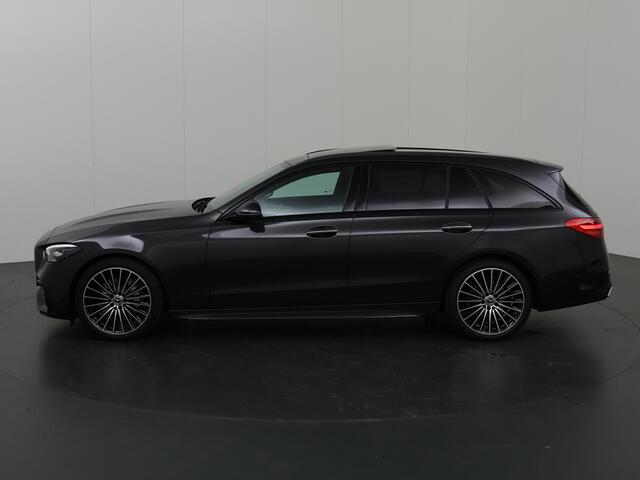 Mercedes-Benz C-KLASSE Estate 180 Business Solution AMG | Panoramadak | Trekhaak | Digital Light | Memory stoelen | Actieve dodehoek | 360 camera | Trekhaak | Night pakket | Apple carplay