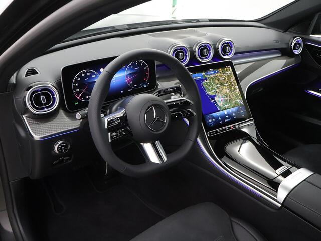 Mercedes-Benz C-KLASSE Estate 180 Business Solution AMG | Panoramadak | Trekhaak | Digital Light | Memory stoelen | Actieve dodehoek | 360 camera | Trekhaak | Night pakket | Apple carplay