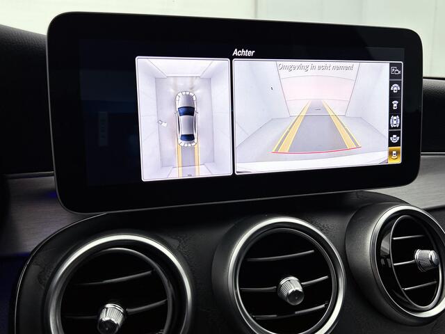 Mercedes-Benz C-KLASSE 180 AMG-line | Night pakket | Panorama Schuifdak | Alarm klasse 3 SCM | MultiBeam Led | 360gr Camera en parkeersensoren | Sfeerverlichting Inclusief 24 maanden MB Certified garantie voor Europa.