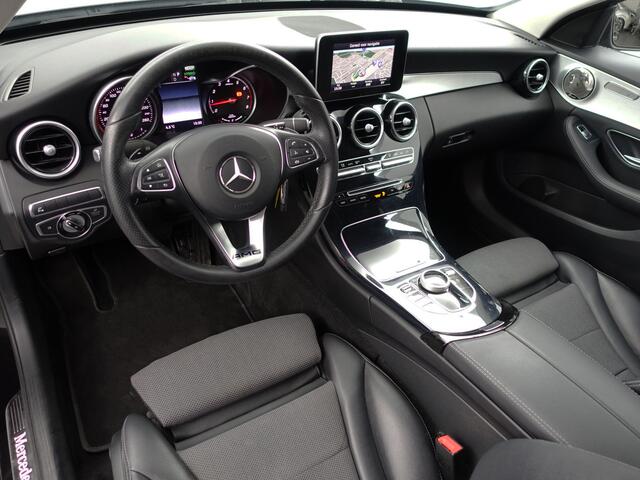 Mercedes-Benz C-KLASSE 350 e AMG Night Edition Aut- Xenon Led, Sfeerverlichting, Burmester, Dynamic Select, Park Assist, Camera, Cruise