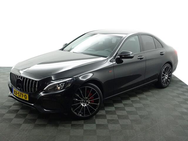 Mercedes-Benz C-KLASSE 350 e AMG Night Edition Aut- Xenon Led, Sfeerverlichting, Burmester, Dynamic Select, Park Assist, Camera, Cruise