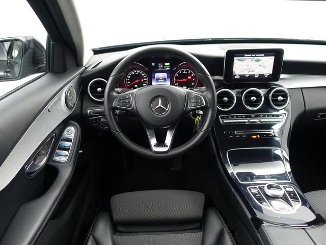 Mercedes-Benz C-KLASSE 350 e AMG Night Edition Aut- Xenon Led, Sfeerverlichting, Burmester, Dynamic Select, Park Assist, Camera, Cruise