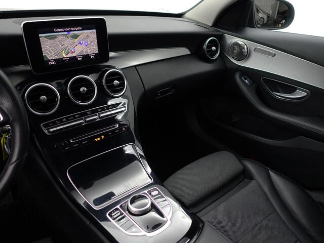 Mercedes-Benz C-KLASSE 350 e AMG Night Edition Aut- Xenon Led, Sfeerverlichting, Burmester, Dynamic Select, Park Assist, Camera, Cruise