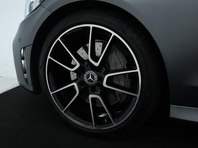 Mercedes-Benz C-KLASSE Cabrio 300 4MATIC Sport Edition matt grijs magno | 360° camera | Airscarf | Burmester | Stoelventilatie/- verwarming voor | Inclusief 24 maanden MB Certified garantie voor Europa.
