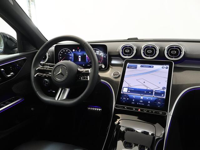 Mercedes-Benz C-KLASSE Estate 180 AMG Line | Nightpakket | 19-Inch | Panoramadak | Apple Car Play | Massagestoelen | Stoelventilatie + -verwarming