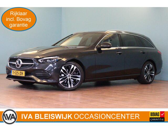 Mercedes-Benz C-KLASSE Estate 180 Luxury Line Automaat | NAVI | 360-CAMERA + PDC | LEER | ADAP CRUISE | AMBIENT-LIGHT |