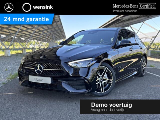 Mercedes-Benz C-KLASSE Estate 180 Business Solution AMG | Night | Panoramdak | Memory stoelen | 360 camera | Sfeerverlichting |