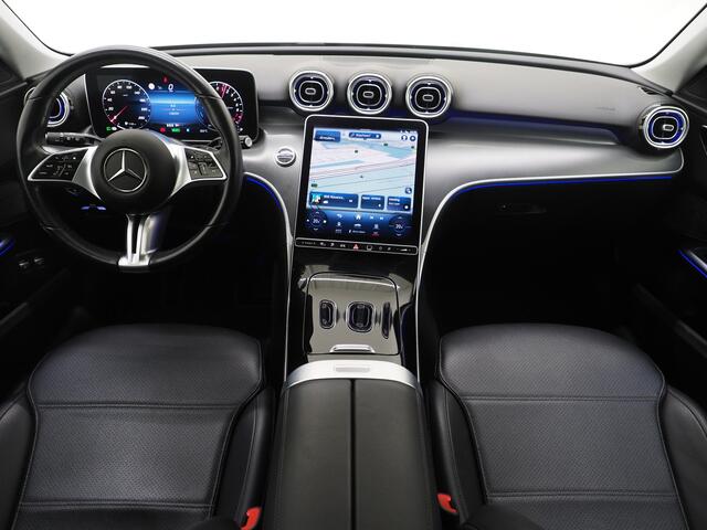 Mercedes-Benz C-KLASSE Estate 300 e Avantgarde | Keyless | Trekhaak | 360 | BLIS | Leder | Sfeerverlichting | Carplay