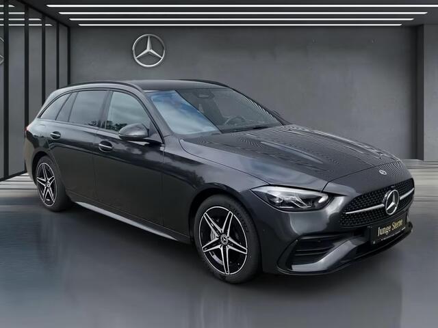 Mercedes-Benz C-KLASSE Estate 300e AMG ** LED, MBUX+, PANO, TREKH, WINTER-, MEMORY-, KEYLESS-PACK ** 1e EIG - UNFALLFREI ** ** INFORMEER OOK NAAR ONZE AANTREKKELIJKE FINANCIAL-LEASE TARIEVEN **